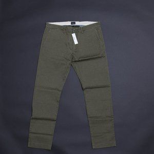J. Crew Men's Pants J.Crew 484 Slim-Fit Stretch Chino Olive